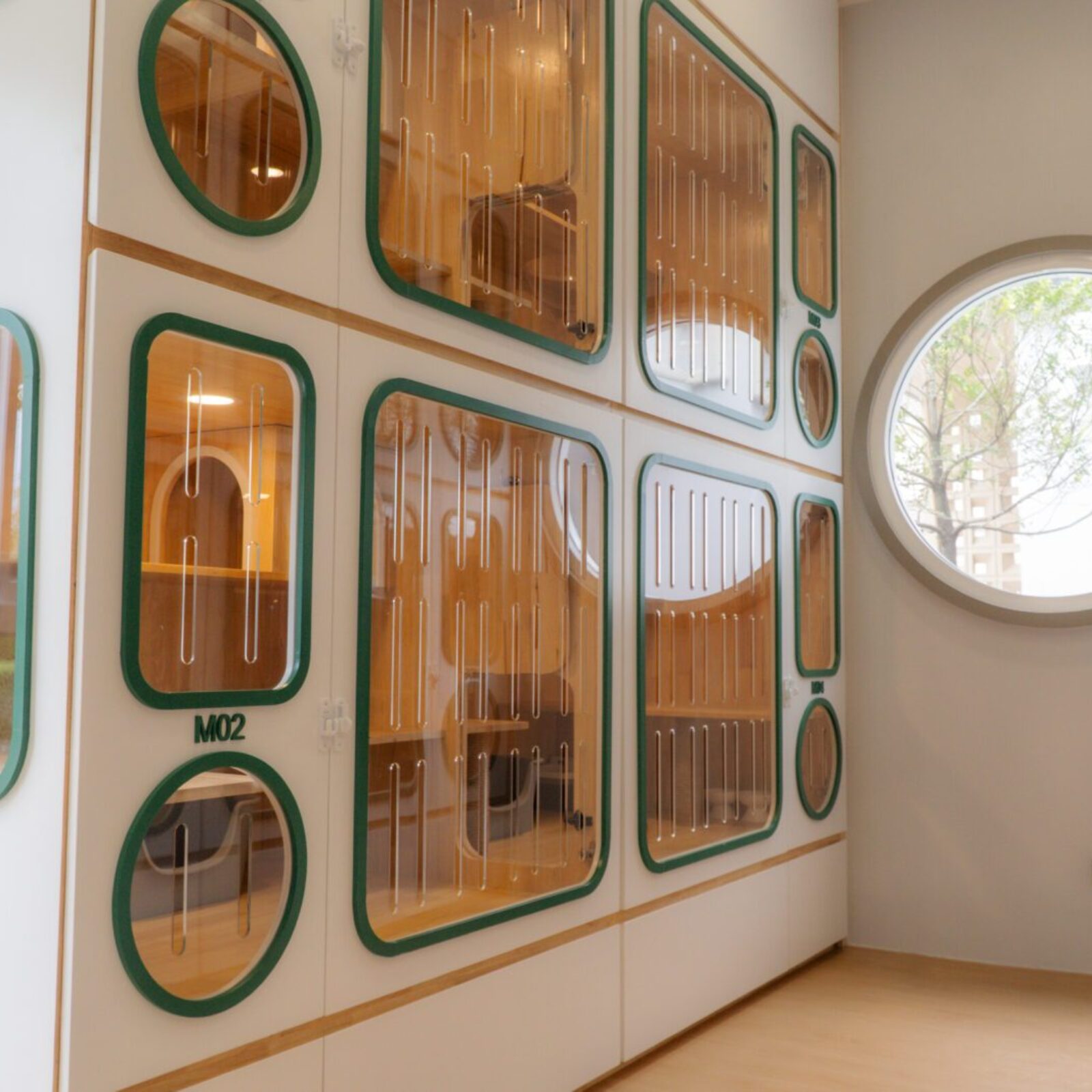 ห้องพักขนาด M กว้างสะอาด ปลอดภัย ที่Cat Corner Cat Hotel Phuket